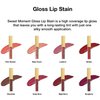 Sistar Sweet Moments Gloss Lip Stain Long-Lasting Glossy Finish Vivid High Pigment Colors Smooth and Sweet 1.5 mL / 0.05 fl. oz. (Stiletto)