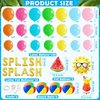Tropical Hawaiian Luau Splish Splash Balloon Garland Arch Kit 160Pcs, Summer Pool Beach Party Decoration with Beach Ball Foil Balloon for Kids Aloha Pool Birthday Party Supplies (Summer-01)