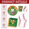 Baseball Party Decorations Supplies for 24 Baseball Birthday Decorations Include Baseball Party Plates Napkins Cups Banner Tablecloth Balloons Cake Toppers Baseball Themed Party Decorations