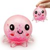 ZTATU Mini Octopus Stress Balls for Adults Squishy Fidget Toys (1PCS) Squeeze Sugar Ball Squishy Toys, Birthday Party Favors Octopus Sea Animal Toys, Stress Relief Toy Easter Basket Stuffers (Pink)