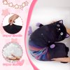 TITQWOP Long Cat Plush Pillow, 28" Cute Stuffed Animals Cat Plush Long Body Pillows, Soft Black Cat Plushie Soft Doll Pillows Gifts for Girlfriend Kids Girls Boys