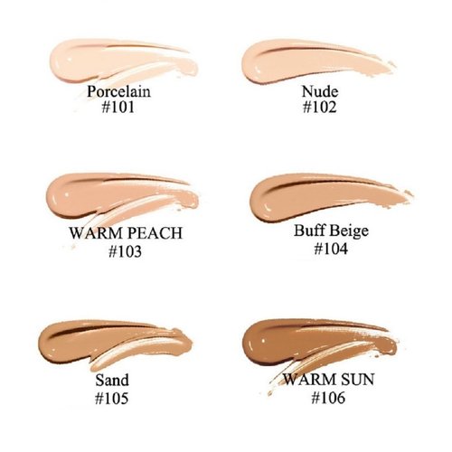 2 Pack PHOERA Foundation 104 Buff Beige Makeup,Full Coverage Foundation for Women and Girls