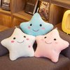 DearSun 13''Creative Twinkle Star Colorful Night Light Plush Pillows Light up Night Stuffed Toys Perfect for Birthday Christmas Holiday Valentines (White)