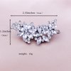Golewedy Rhinestone Hair Clips（4PCS）Fancy Bridal Hair Clips Crystal Hair Clip Barrette Hair Barrettes for Women Rhinestone Hair Accessories