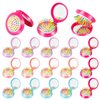 ONLYFU 18 Pcs Folding Travel Mirror Hair Brushes Round Folding Pocket Hair Brush Mini Portable Compact Hair Brush with Mirror for Women Girls