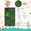 Cerlaza 136 Styles Luminous Animals Temporary Tattoos for Kids, Jungle Theme Party Supplies Favors for Boys and Girls, Safari Zoo Wild One Birthday Decorations Toddlers Tatoo-10 Sheets