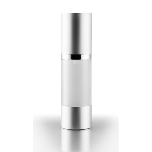 Airless Pump Bottle Refillable Travel Containers 30 ml/1 oz. (Frosted, 4-Pack)