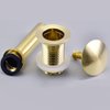 TRUSTMI Brass Pop Up Sink Drain Stopper with overflow Bathroom Faucet Vessel Vanity Sink Drainer, Brushed Gold