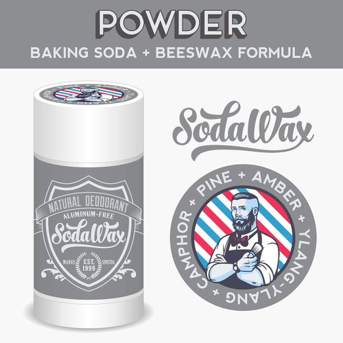 SodaWax™ Natural Deodorant BARBERSHOP (3.3oz/93g) Any 3 Items SHIP FREE