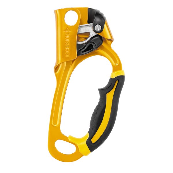 PETZL Ascension Ascender - Ergonomic Handled Rope Ascender for Climbing and Rigging - Right