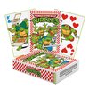 AQUARIUS Teenage Mutant Ninja Turtles Pizza Playing Cards – TMNT Themed Deck of Cards for Your Favorite Card Games - Officially Licensed TMNT Merchandise & Collectibles