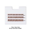 I-Envy Color Couture Leopard - The Brown Edition, 30 Faux Mink Lash Clusters, Thin Band, Customizable, Long-Lasting, Natural Look DIY Color Eyelash Extensions, Cruelty-Free, Vegan (Dark Brown)