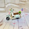 HOUXIPUPY Mini-Motorcyle Vespa-Model Building Blocks Set- Technic Vehicle Vespa Construction Building Blocks Collection Set 673 PCS for Teen and Adults