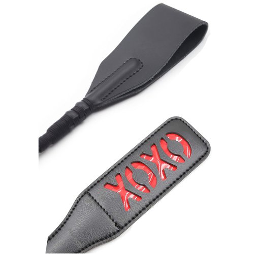 MILOPEDOX Faux Leather Paddle Horse Leather Crop Set - Leather Short Paddle - Equestrian Horse Crop Whip Set - Double Layer Paddle Crop