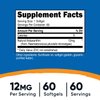 Nutricost Astaxanthin 12mg, Non-GMO and Gluten Free, 60 Softgels (2 Month Supply)