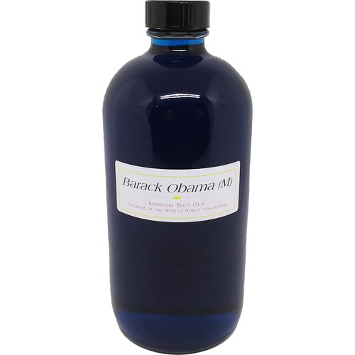 TCEShop Barack Obama For Men Scented Body Oil Fragrance [Regular Cap - Blue - 16 oz.] - ID#3793