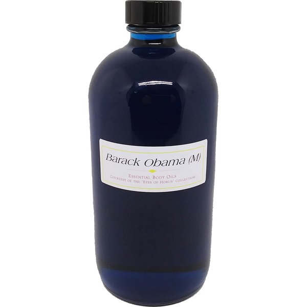 TCEShop Barack Obama For Men Scented Body Oil Fragrance [Regular Cap - Blue - 16 oz.] - ID#3793
