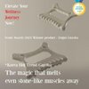 Dujul Ceramic Gua Sha, Face&Body Guasha, Korean Gausha, Face Lift, Muscle Relief Massage Board, Skin Care Gift for Men Women