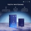 MOON Midnight Teeth Whitening Strips with HA Hydroxyapatite, 7 Shades Whiter in 2 Weeks, 28 Treatments with Dissolvable Strips, Enamel-Safe Formula, Gentle on Sensitive Teeth, Vegan, 56 Strips