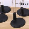 NUOBESTY Doll Stands Display Holder Doll Bracket Support Teddy Bear Stand for Home Black 15cm 4pcs