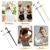 Mabor 4PCS Ancient Style Sword Hair Pin Chopsticks for Long Hair Chinese Hair Bun Hair Sticks Chinese Style Accessories for Women Girls Gifts