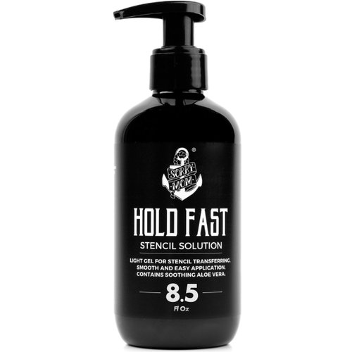 Sorry Mom Tattoo Stencil Gel Solution -Tattoo Transfer Gel for Clean, Dark Stencils - HOLD FAST Tattoo Stencil Transfer Gel for Tattooing - Tattoo Gel & Tattoo Supplies Made by Professionals (8.5 oz)