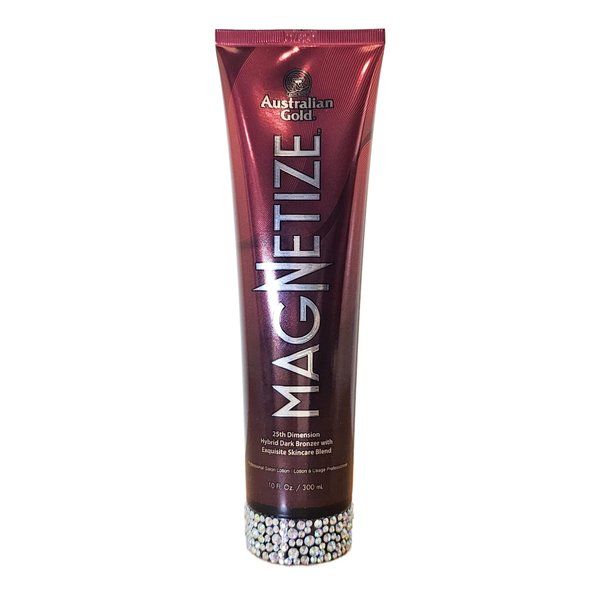 Australian Gold Magnetize 25th Dimension Hybrid Bronzer Tanning Lotion, 10 fl. oz, Red