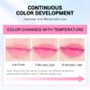 Jelly Color Changing Lipstick Queen,Mood Moisturizer Long Lasting Lip Care Lip Balm Magic Waterproof Lip Gloss Glossly Makeup Lipstick Set for Women (1pc 02#natural nude red)