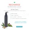 Modern ŌM Shungite Recharge Body Wash with Hemp Seed Oil | All Skin Types, Organic Cleanser for Face, Hands, Body | Vegan, Non-GMO Made In USA