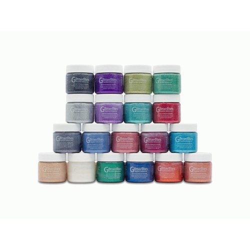 Angelus Flexible Glittercoat Glitter Paint, Penny Copper