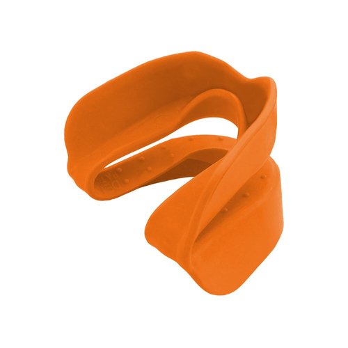 Kid's Comfort PRO Youth Double Sports Mouth Guard Wear with or Without Braces (Orange)