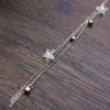 Women Lady Retro Long Tassel Dangle Hairpin Hair Clip Silver Butterfly Duckbill clip Hair Accessories
