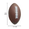 LMC Products Foam Football - 7" Easy Grip Small Football for Kids - Kids Football Youth Size - Quality Soft Foam Toddler Footballs (Brown)