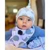 Diaper Squad 100% Organic Cotton Woodland 10-Pack Baby Drool Bandana Bibs for Boys and Girls