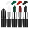 QIUFSSE White Black Red Green Face Paint Sticks,4 Colors Eye Black Sticks for Baseball Softball Football,Professional Face Body Paint for Skin,Halloween Face Paint Makeup for Adults and Kids