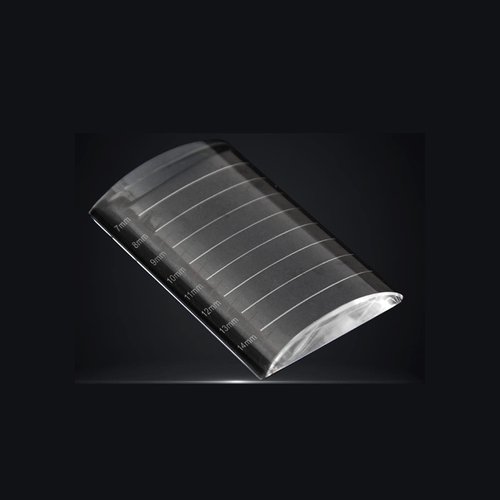 Arc Lash Tiles for Lash Extension, Clear Glass Lash Trays, Lash Pallet for Lash Extensions, Eyelash Extension Crystal Pallet Lash Holder Tray, 1 Pack