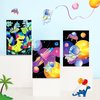 WERNNSAI Scratch Art Kit for Kids - 30 Pcs Magic Scratch Off Paper for Boys Dinosaur Space Theme Art Supplies Colorful Drawing Art Craft with Wooden Stylus Kids Party Christmas Gift