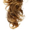 OneDor 20" Curly Synthetic Clip In Claw Drawstring Ponytail Hair Extension Synthetic Hairpiece 190g with a jaw/claw clip (1#-Black)