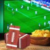 Kochorie 100 Pieces Football Napkins Disposable Football Party Napkins 7.8 x 4.3 Inches Football Paper Cocktail Napkins Football Birthday Supplies Decorations for Football Party Game Day