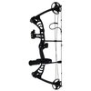 SAS Archery Essential Accessory Upgrade Combo 5-pin Bow Sight, Arrow Rest, Stabilizer, Braided Bow Sling, Peep Sight - Black