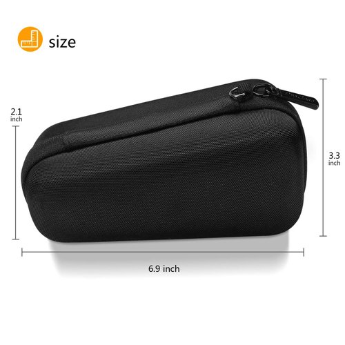 ProCase Carrying Case for Norelco Electric Shaver, Travel Carry Protective Bag for Norelco Men's Trimmer and Shaver 4500 3100 6400 9700 1150x 8900 1100, Father’s Day Choice -Black