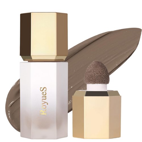 VSTYEL Liquid Foundation Contour Matte Poreless Face Make-up Base Liquid Full Coverage Concealer Contouring Lightweight Blendable Super Silky Highly Pigmented Foundation Long Last Even Skin Tone (02)