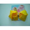Jojo Yellow Hair Bow Pearls and Diamonds design