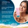 Aqualogica Radiance+ Dewy Face Sunscreen with SPF 50+ & PA+++ | Broad Spectrum Protection & No White Cast | Helps Give Healthy Skin with Watermelon & Niacinamide | 2.82 Oz/80g