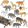 ArtCreativity Animal Figures Assortment in Mesh Bag, Set of 12 Mini Animal Figurines in Assorted Designs, Fun Bath Water Playset for Kids, Party Favors for Boys and Girls
