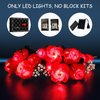 Mililier LED Light Kit for Lego 10328 Bouquet of Roses Building Set, Compatible with Lego 10328 Building Blocks Model(Not Include Blocks Set)