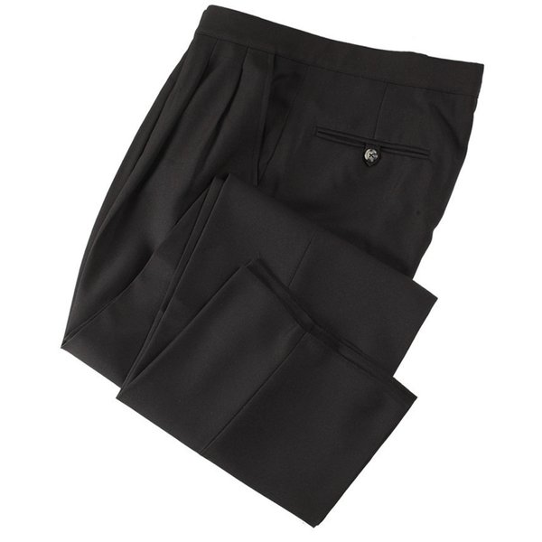 Adams USA Smitty Men's Pleated Referee Pants (Black, 34-Inch)