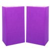 KEYYOOMY Small Paper Bags 24 CT Purple Printed Party Favor Bags for Wedding Shower Kid's Birthday Party(9.4x 5.1x 3.1 in)