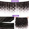 10A Human Hair Bundles Body Wave 3 Bundles Human Hair 20 22 24 Inch 100% Unprocessed Brazilian Virgin Human Hair Weft Bundles Deals Human Hair Weave Body Wave Human Hair Extensions Natural Color