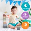 Flypear Stacking Cups Toy for Baby 6-12 Months, 8PCS Nesting Cups Set for Toddler 1-3, Kids Bathing and Counting Stackable Toy for Early Educational Learning, Birthday Gifts for Boys and Girls